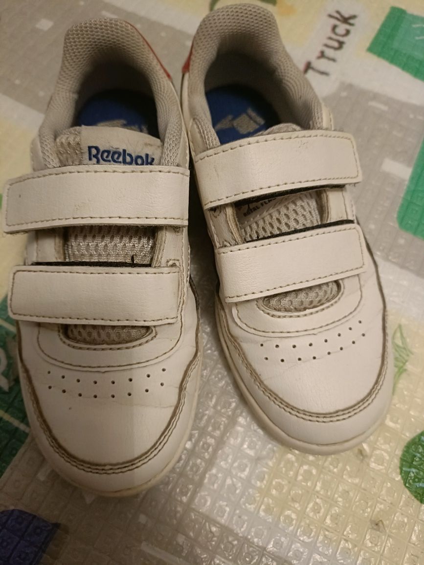 Białe adidasy Reebok rozm 27,5 dla chłopca na rzepy