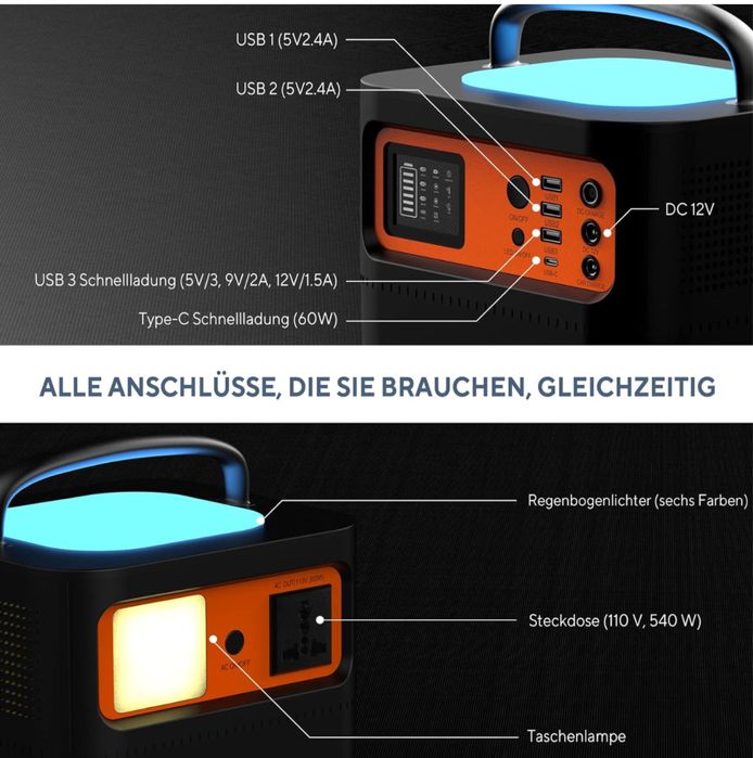 В НАЯВНОСТІ! Зарядна станція Tig Fox T500 540Wh 150000mAh.