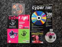 Revistas Cyber.net nº 16 e 24 + 3 CD-ROM (1996 e 1997)