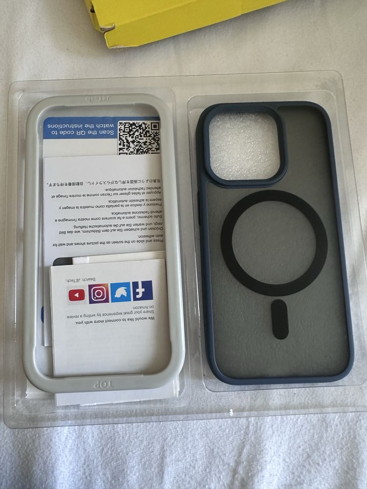JETech case magnetyczny z 2 szybkami Iphone 15 pro