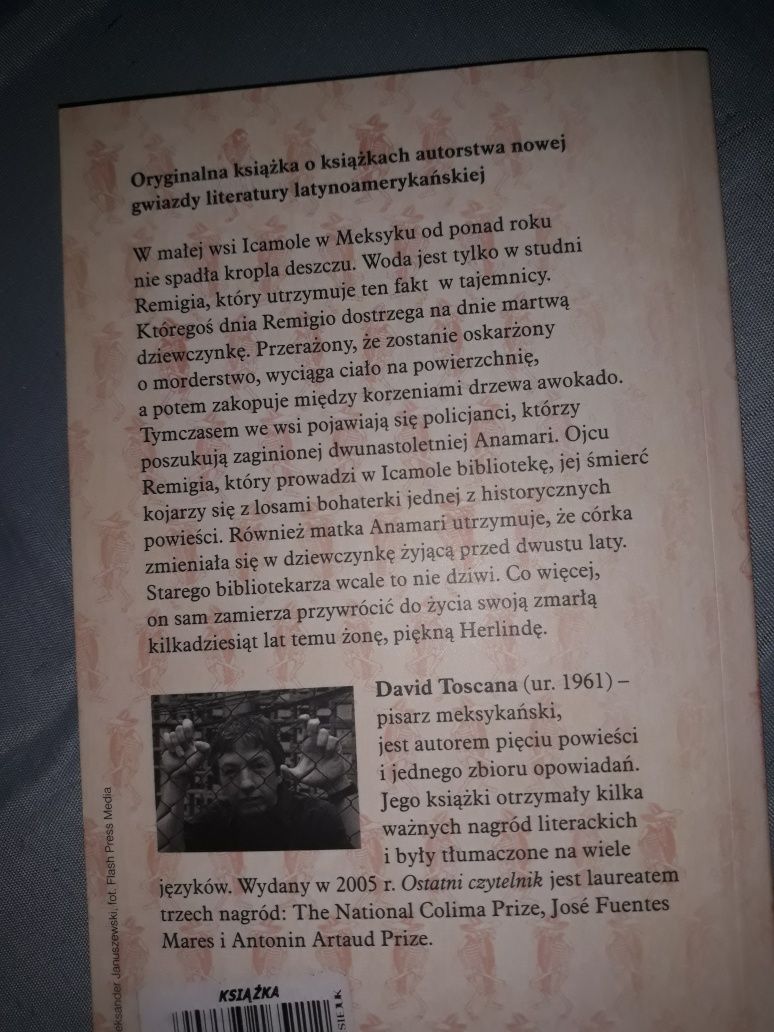 Książka OSTATNI CZYTELNIK autor David Toscana