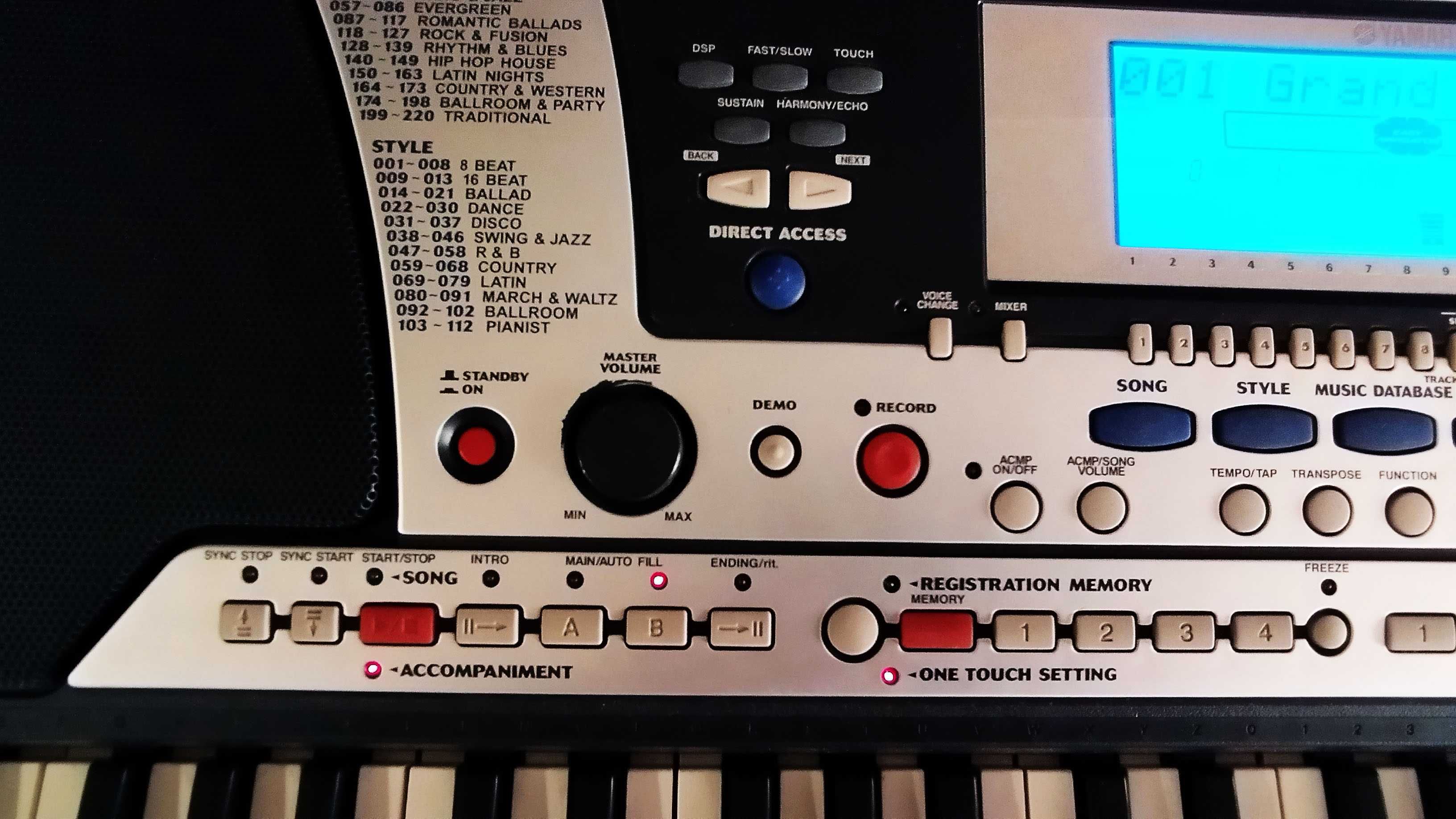Синтезатор Yamaha PSR-550