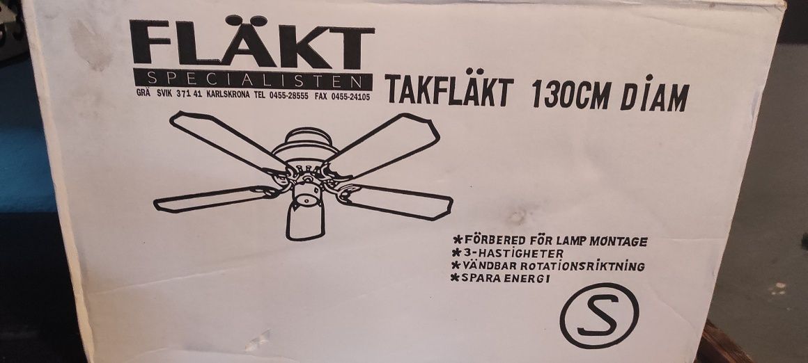 Sprzedam lampę z wentylatorem