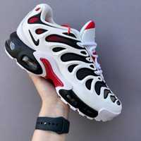 Чоловічі кросівки найк тн плюс Nike tn plus drift white red 40-45