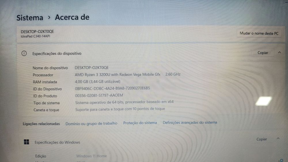 Computador Portátil / Tablet Lenovo Ideapad C340  | 14'' Polegadas