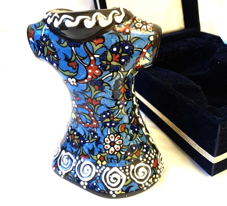 Керамическая рубашка, турецкий кафтан глазурь ручная работа