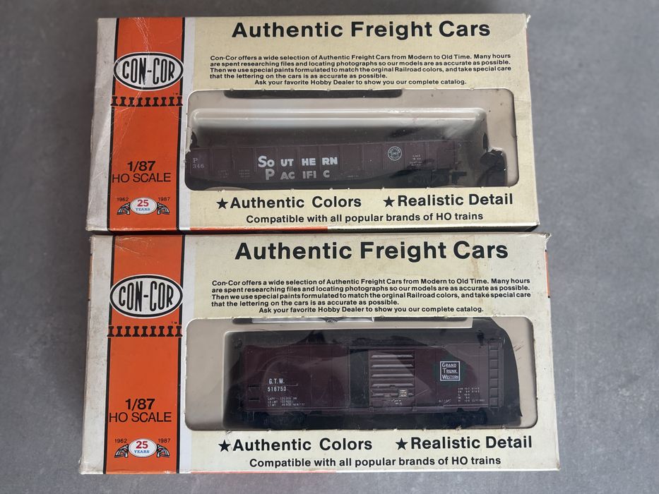 Wagony kolejowe Con-Cor Authentic Freight Cars wagony towarowe makieta