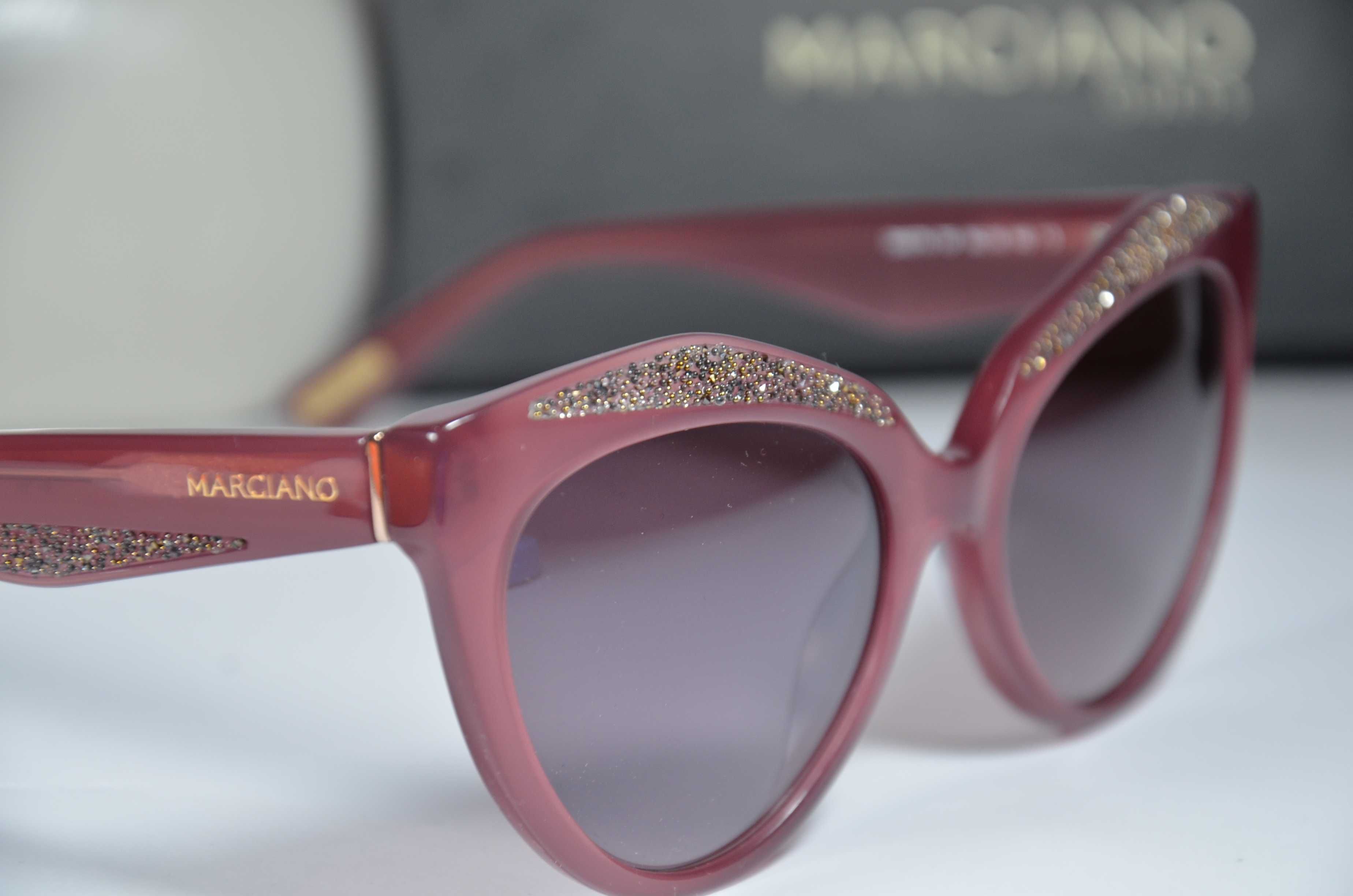 Okulary Damskie Guess by Marciano GM0776 Różowe Fioletowe kocie oczy