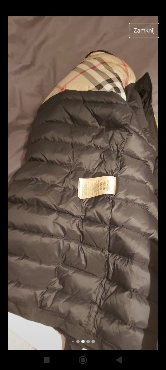 Burberry kurtka s/m zimowa