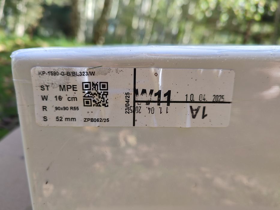 Brodzik półokrągły LIVENO 90x90x16