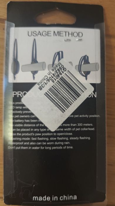 Zawieszka LED silikonowa