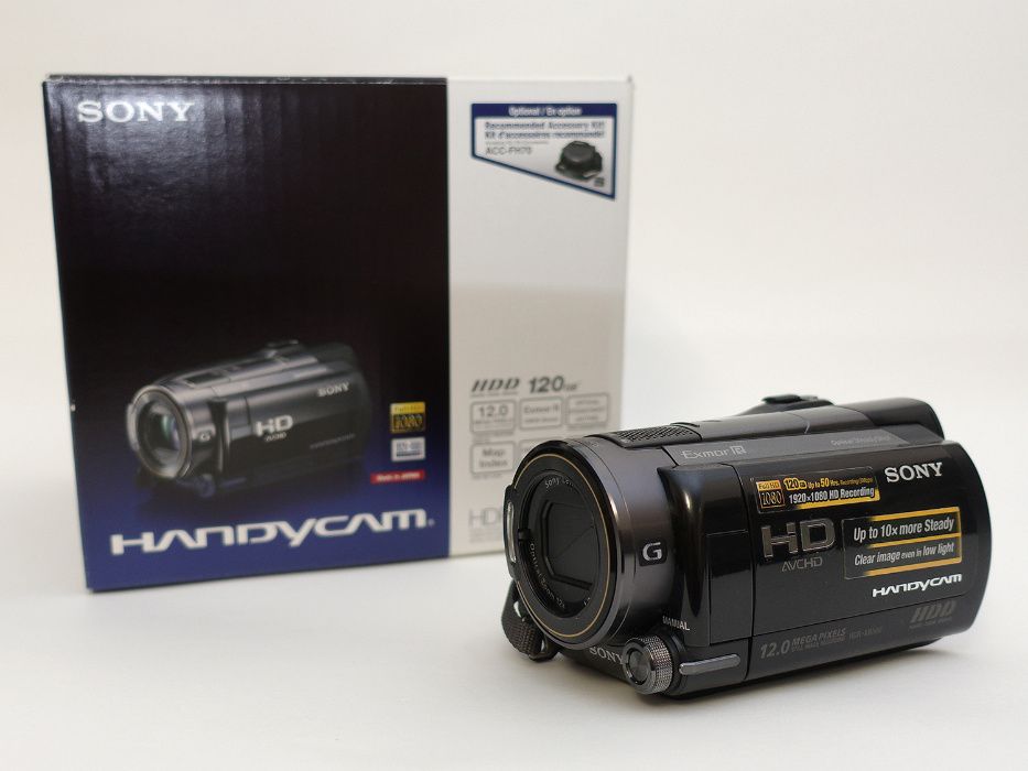 kamera sony HDR-XR500VE + obiektyw i 3 akumulatory