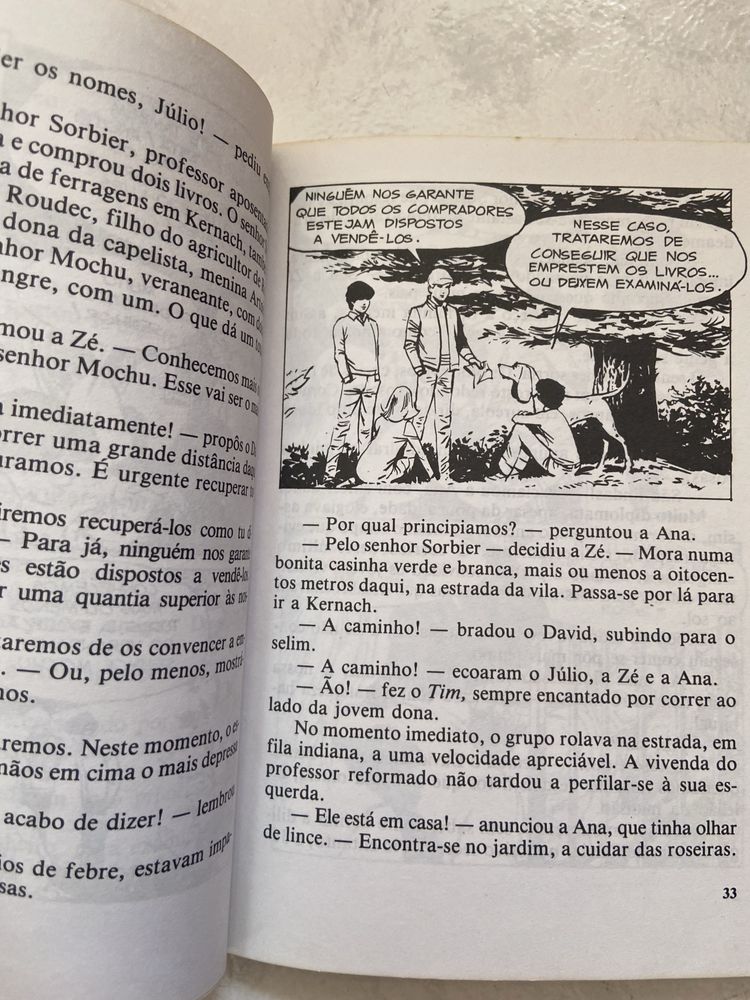 Livro “Os Cinco e o tesouro do pirata” 23