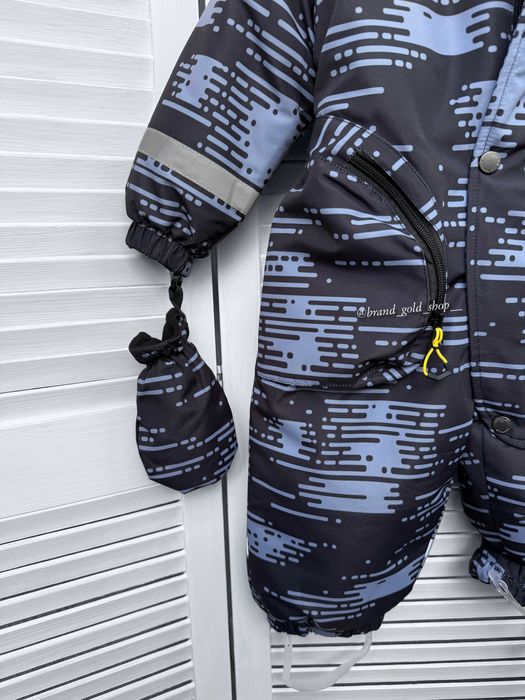 Зимовий термо комбінезон для хлопчиків з рукавичками 98-104