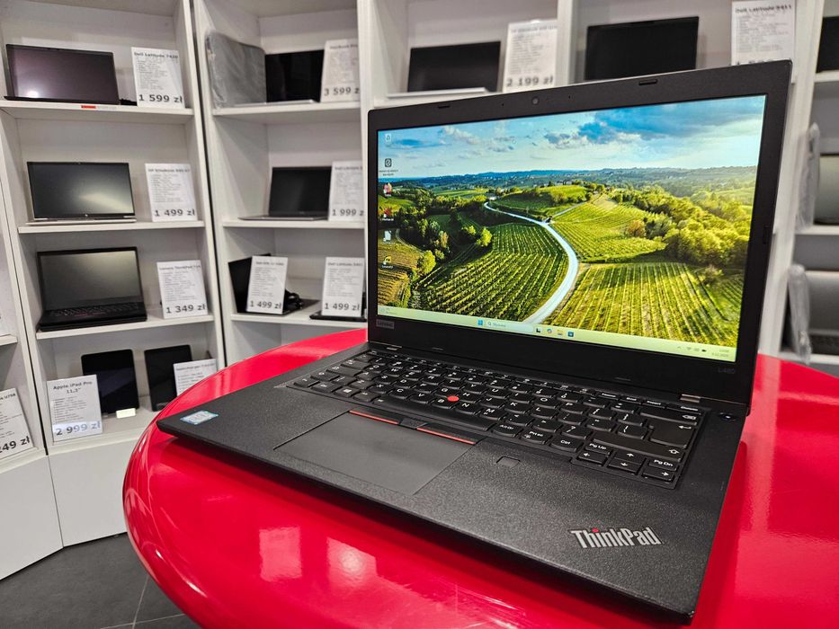 Lenovo ThinkPad L480 14" i7 16GB 256SSD Win11 LTE Faktura Gwarancja