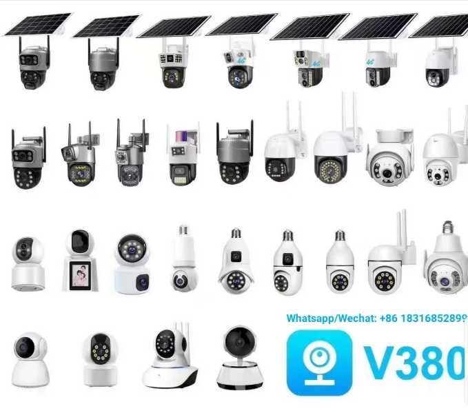 Камера вай фай беспроводная видеонаблюдения 2 объектива Wi FI 8MP
