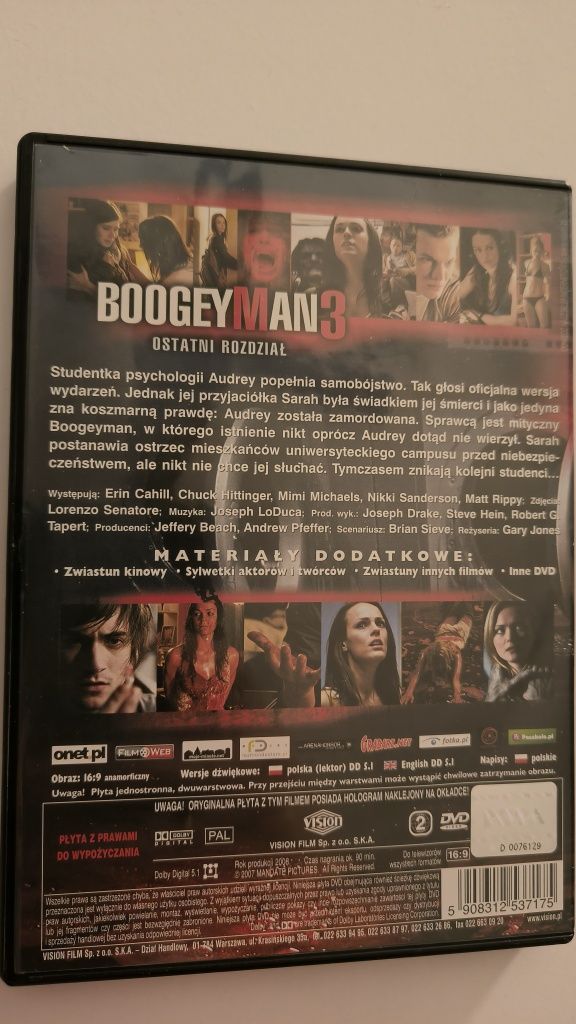 Boogeyman 3 - DVD film