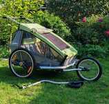 przyczepka rowerowa CROOZER KID 2 jogger wózek na dwoje dzieci Wroclaw