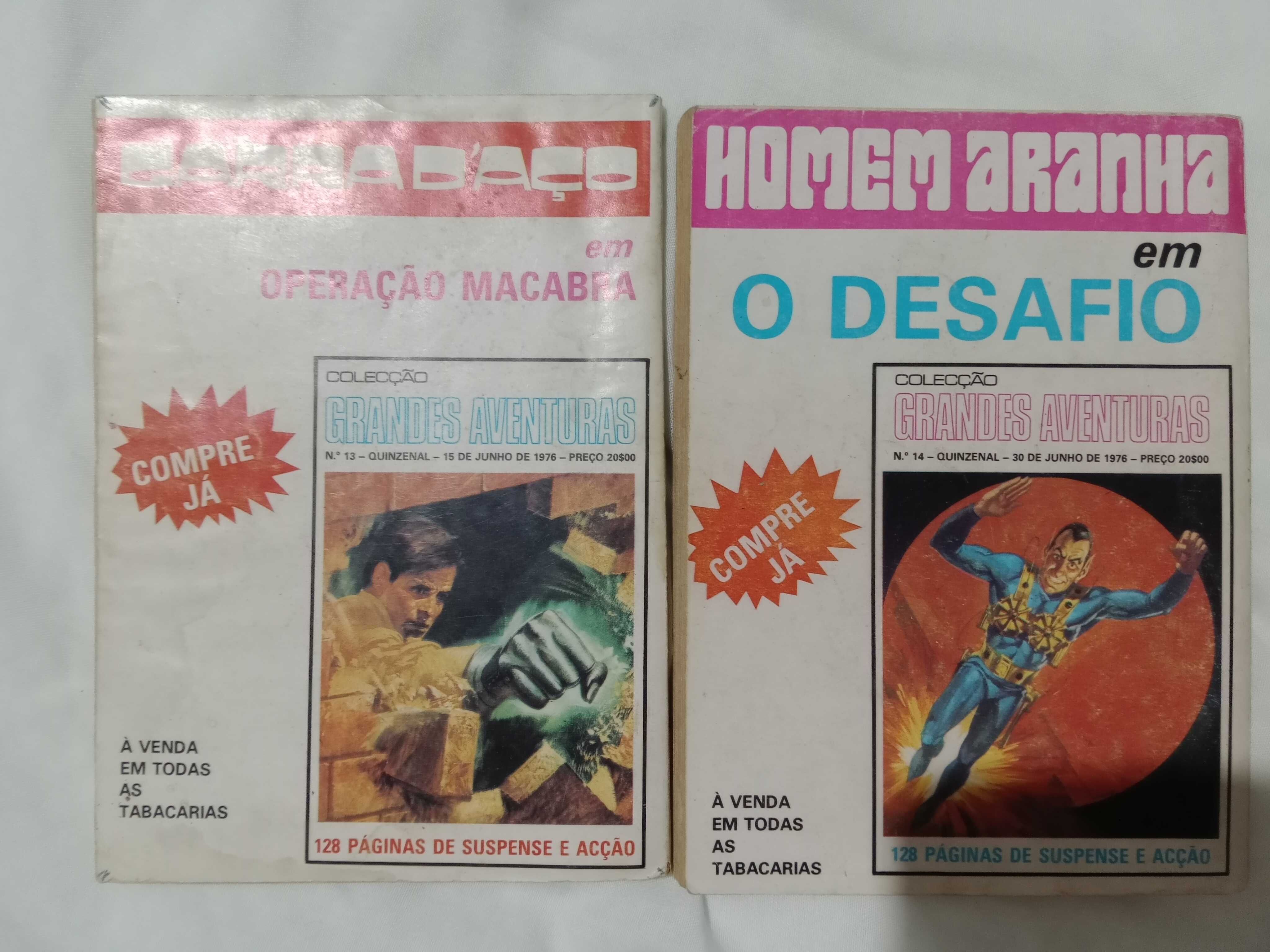 Troco 4 livros BD antiga