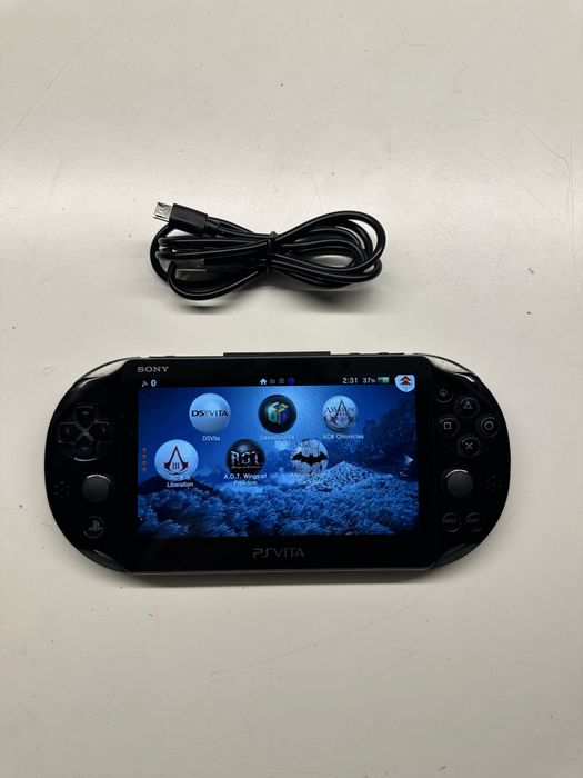 Psvita slim (Desbloqueada, 128Gb) + carregador (Psp/Psvita/Psv2/N64)