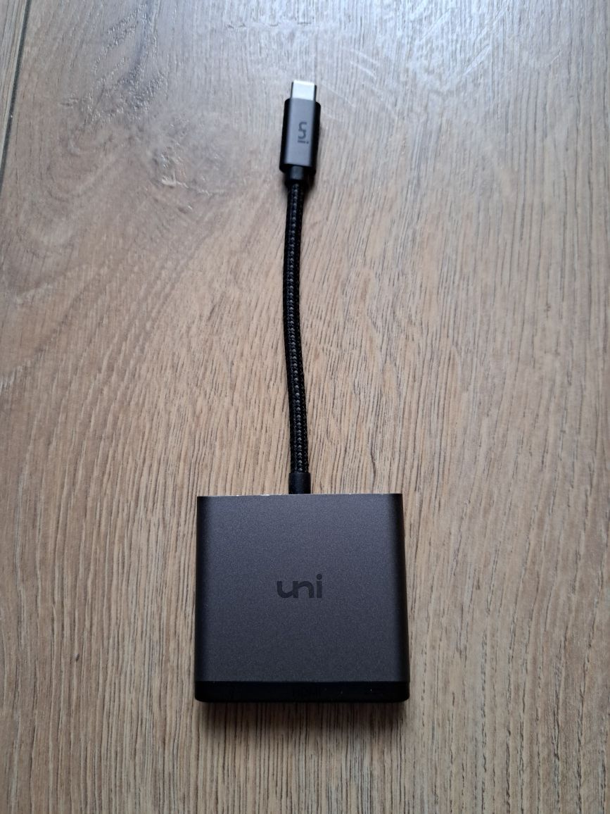 Adapter 3w1 USB-C na HDMI, USB-A, USB-C UNI