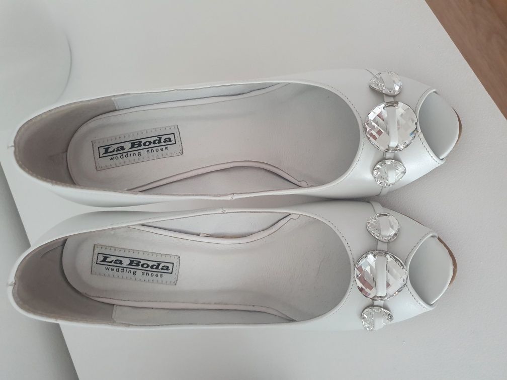 Buty ślubne La Boda jak nowe