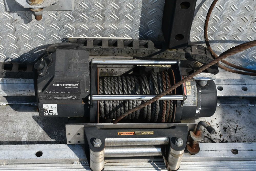 NAJAZD Pomocy Drogowej TIJHOF Aluminiowy IVECO Wyciągarka Najazdy