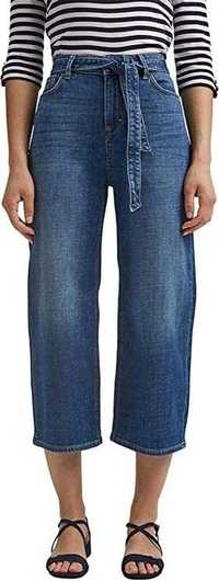 Damskie jeansy Esprit W26/L24 wysoki stan 7/8