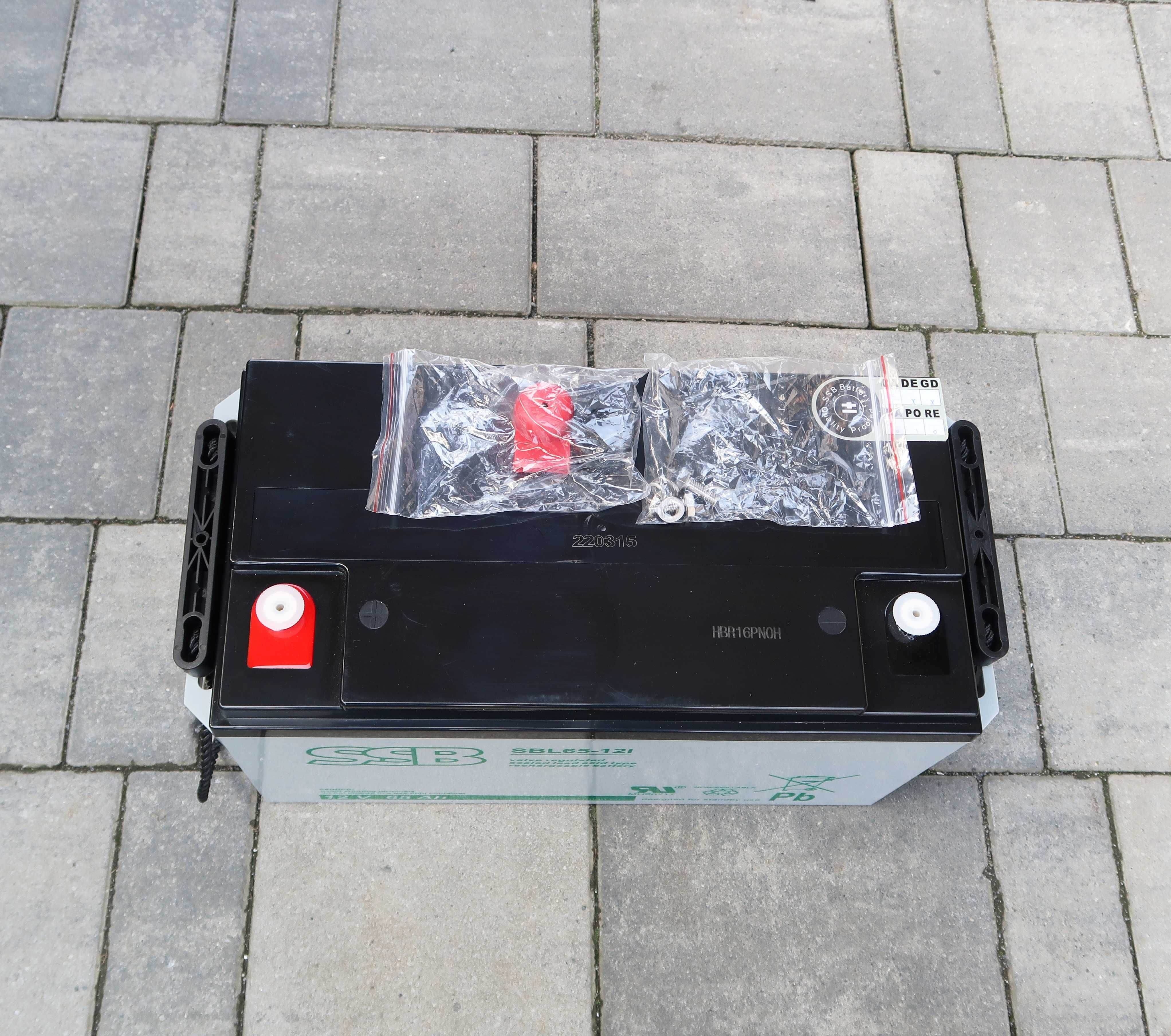 Akumulator do fotowoltaiki, kampera 12V 65Ah AGM SSB SBL65-12i – NOWY