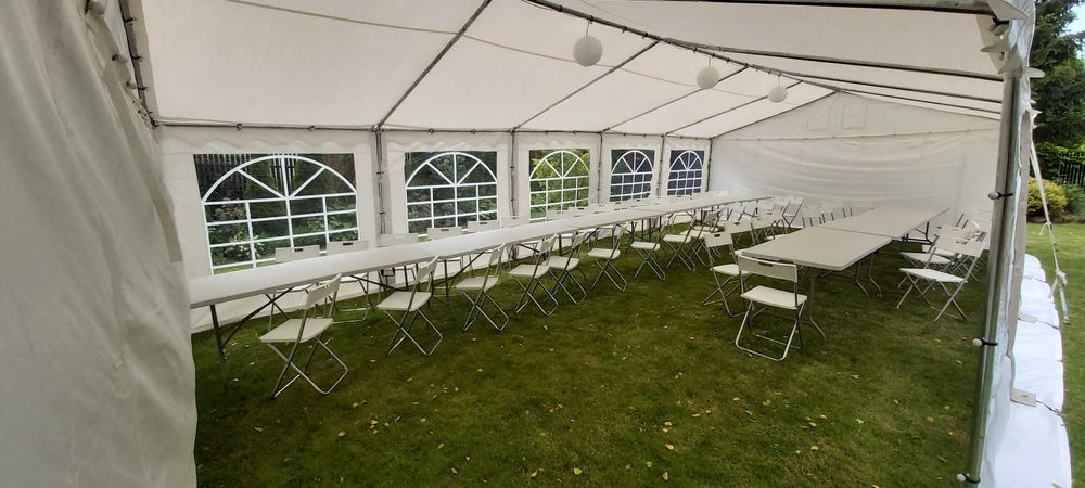 Namiot,event,wypożyczalnia naczyń dmuchańce nagłośnienie piana party