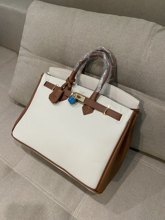Сумка hermes birkin 35 см бежева