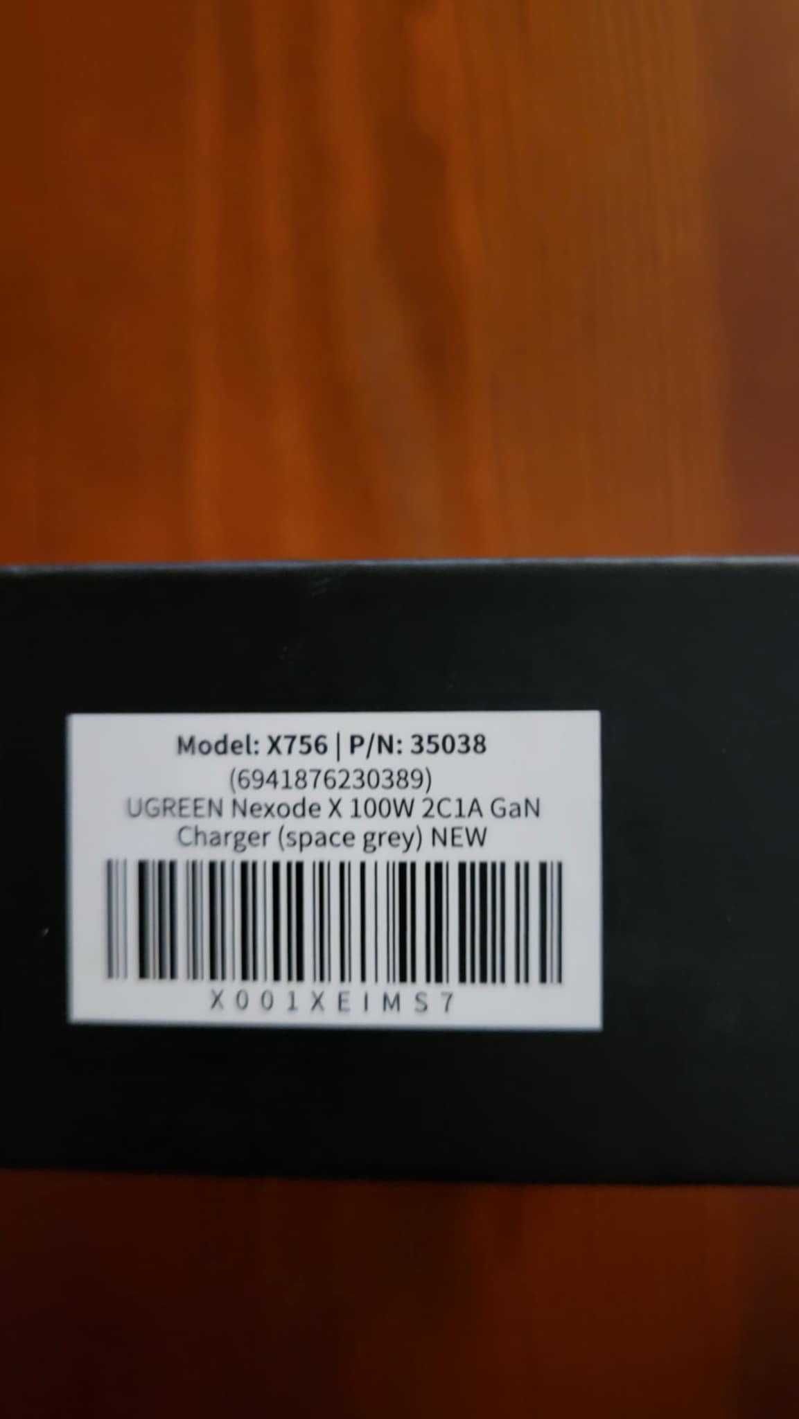 UGREEN Nexode X ładowarka USB C, 100 W, mini GaN Charger, 3-portowy