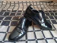 Туфлі The Kooples Derby’s Smooth Leather Lace Up Shoes