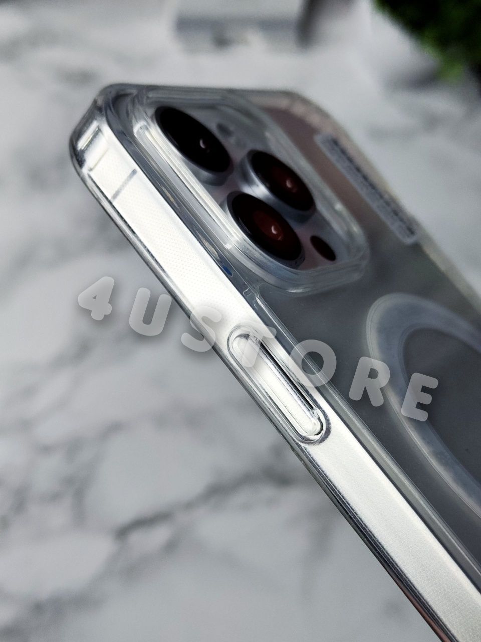 Чехол Clear Magsafe на iPhone 15 Pro Max прозрачный, чохол прозорий