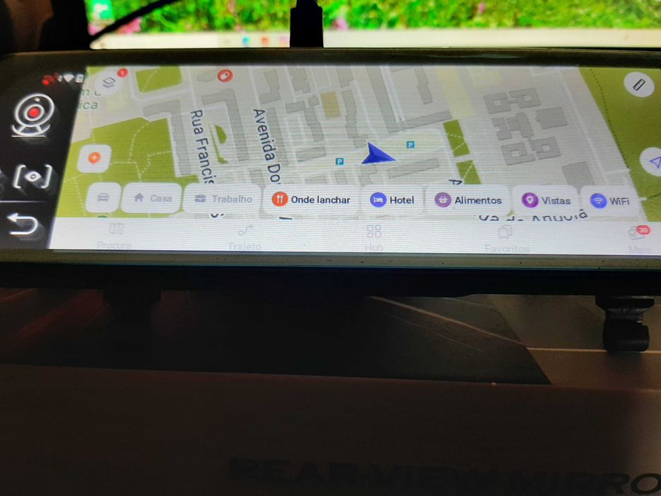 Espelho retrovisor , Android , gps, WiFi