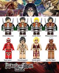 Bonecos minifiguras Attack on Titan nº1 (compatíveis com Lego)