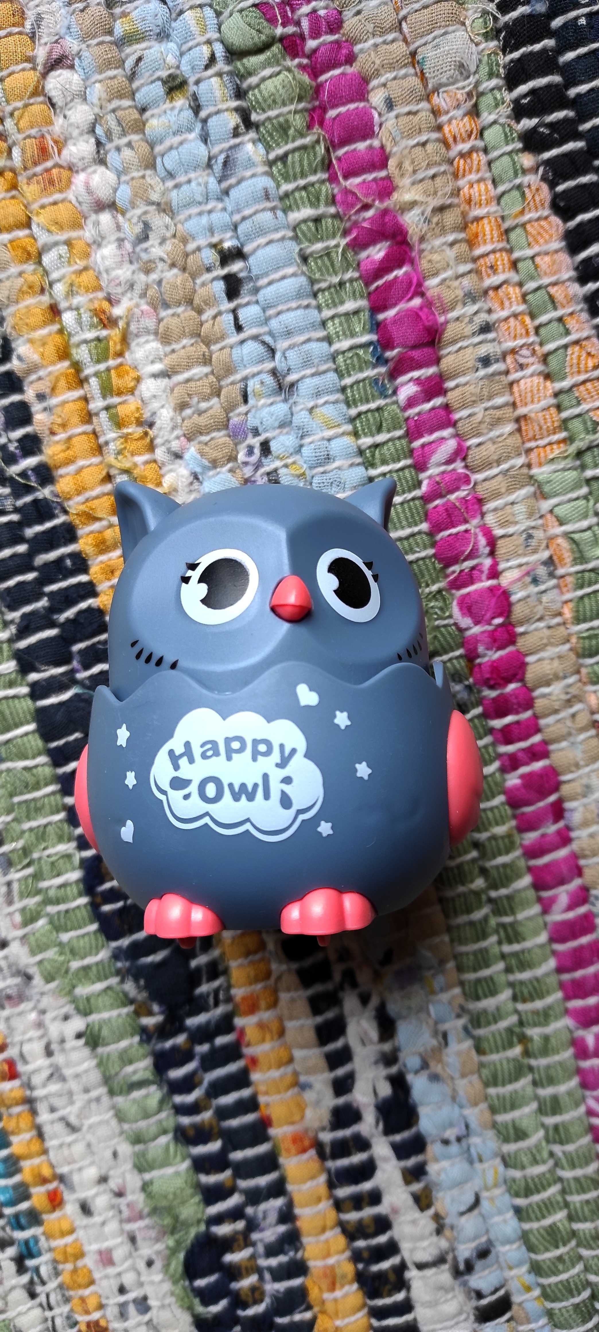 Sowa zabawka interaktywna na kółkach prezent święta dla dzieci