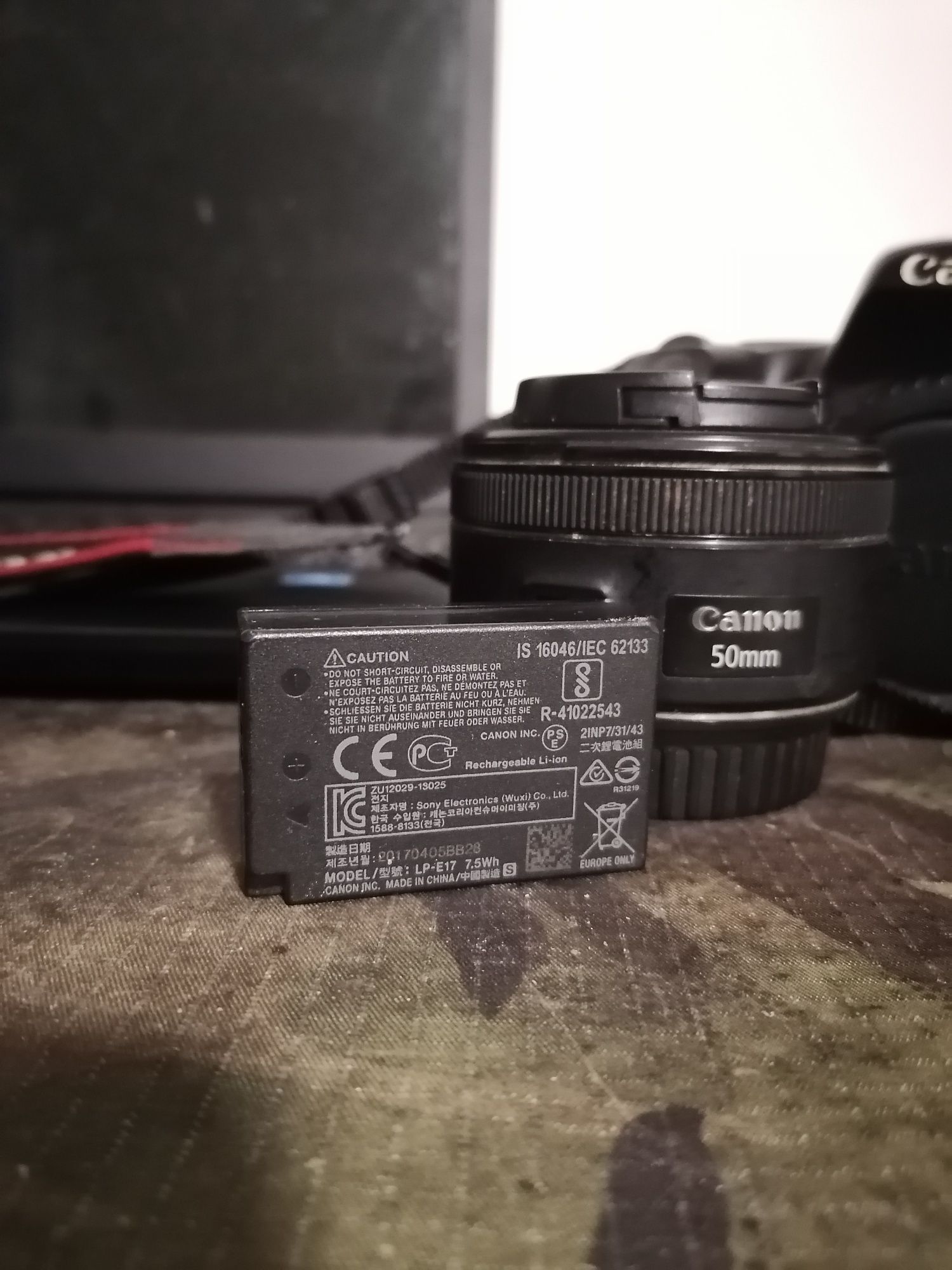 Kit Canon 200D + 50mm 1.8