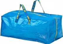 1zł Wysyłka Duża Torba 2w1 76L XXXL IKEA na zamek Plecak Nowy