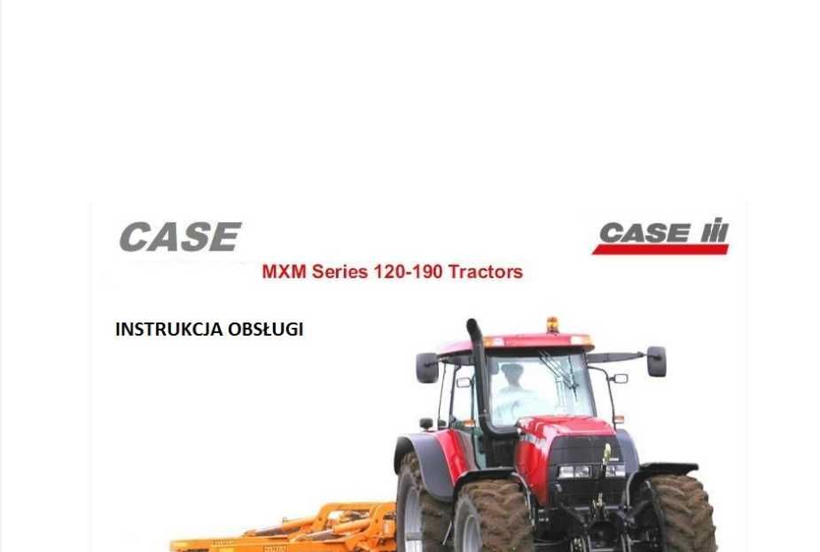 Case MXM 120, 130, 140, 150, 160, 170, 180, 190 instrukcja obsługi
