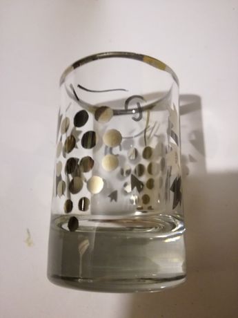Рюмки стекло с серебряным рисунком