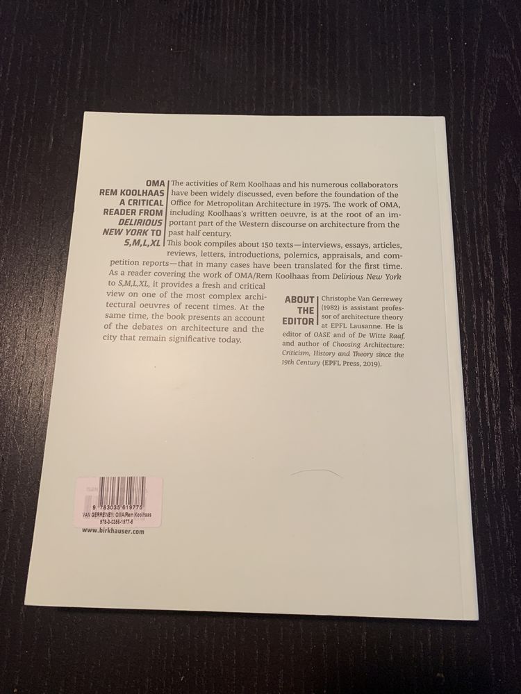A critical Reader - Rem Koolhaas