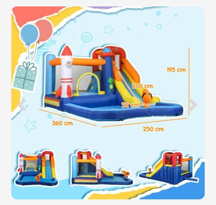 Insuflável de água / tranpulin