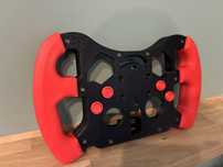 Kierownica F1 do Logitech G29/G920/G923 - czerwone uchwyty