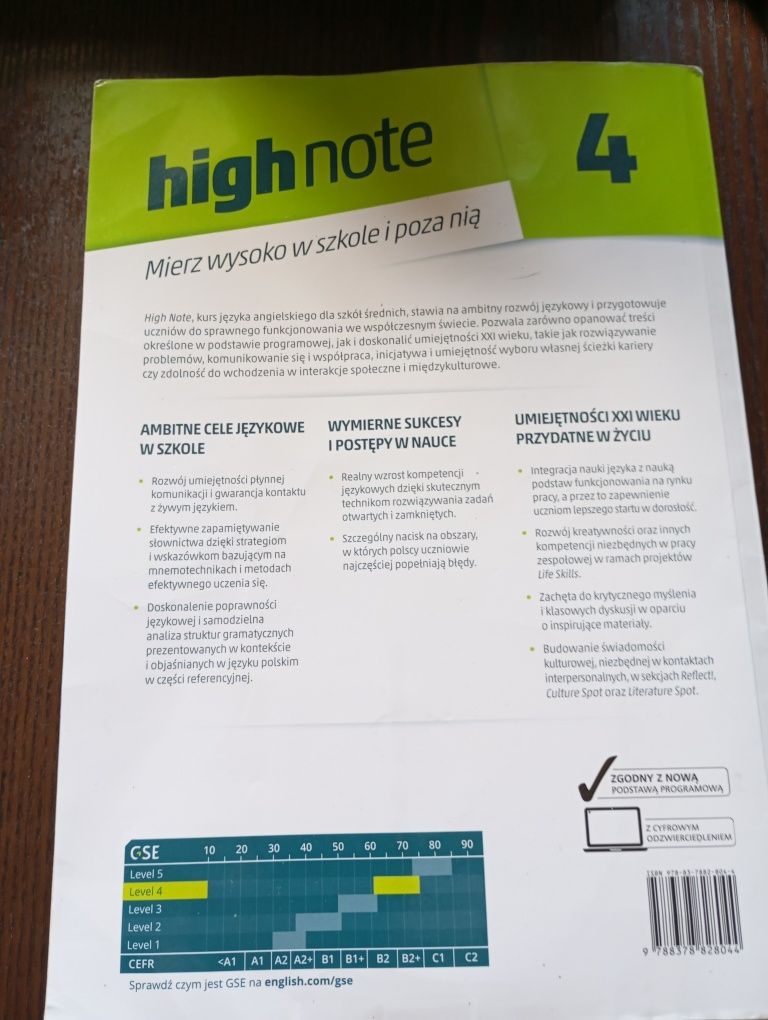 High note 4 angielski podręcznik