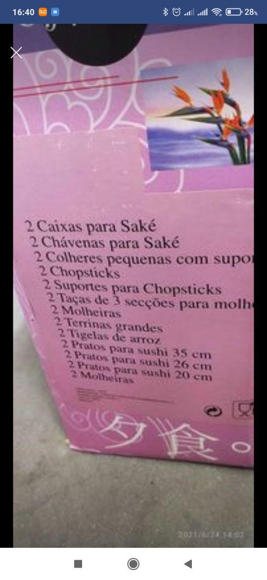 Serviço para sushi