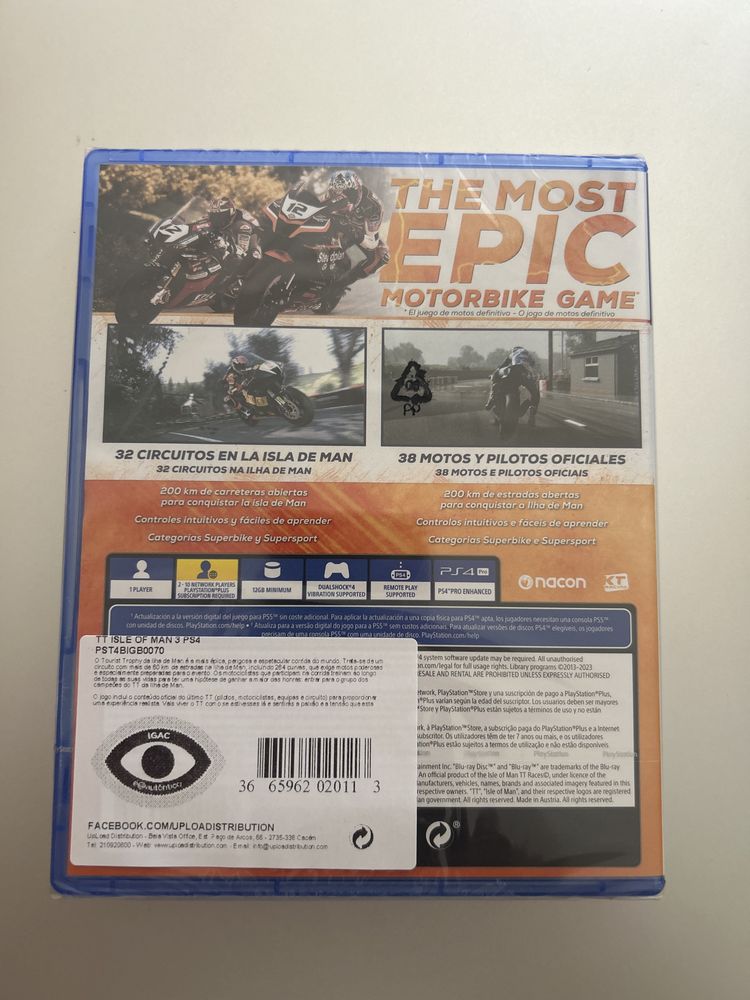 NOVO Isle of man 3 PS4 selado