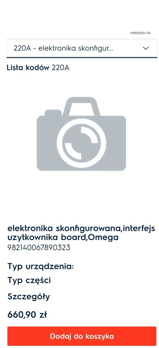Wyświetlacz obslugi piekarnika Electrolux EOB7S31Z