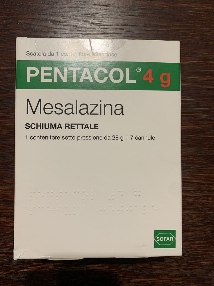 Ліки Pentacol 4g (mesalazina)