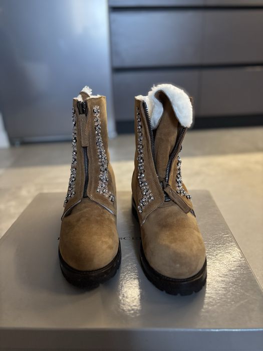 Продам зимние женские ботинки ermanno scervino italy